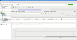 GNU Health electronic prescription order generation
